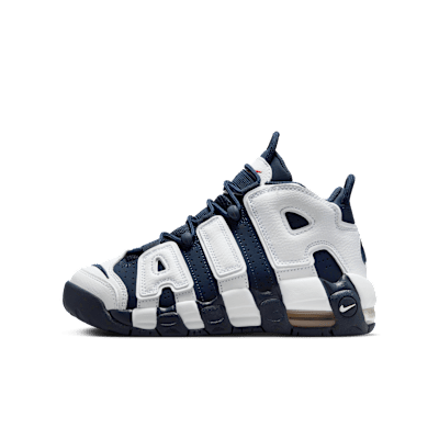 Tenis para ninos grandes Nike Air More Uptempo Blanco